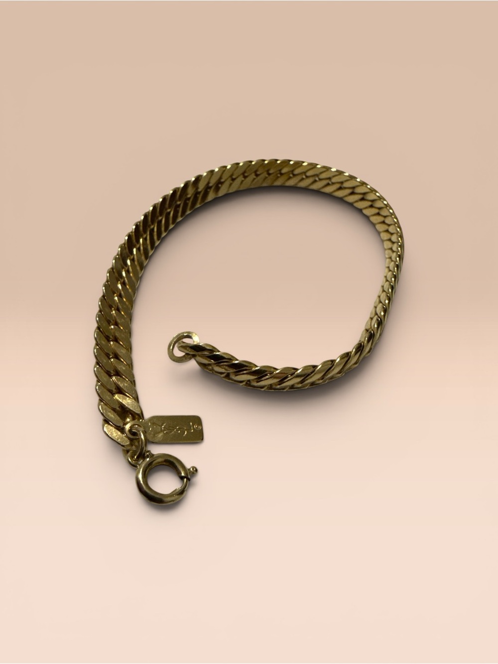 Yves Saint Laurent ✨ Gourmette Chain Bracelet - Picture 3 of 5
